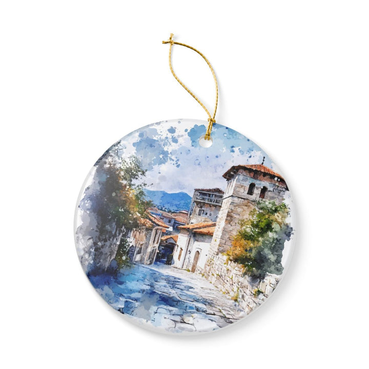 Fier Albania Ornament: Unique Fier Albania Souvenir, Fier Albania Xmas Decor, and Authentic Fier Albania Gift