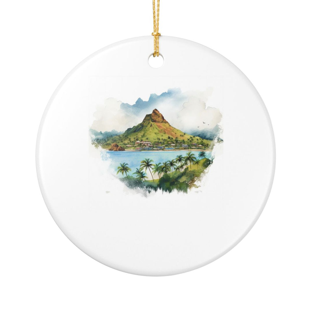 Fiji Ornament: Unique Fiji Souvenir, Fiji Xmas Decor, and Authentic Fiji Gift