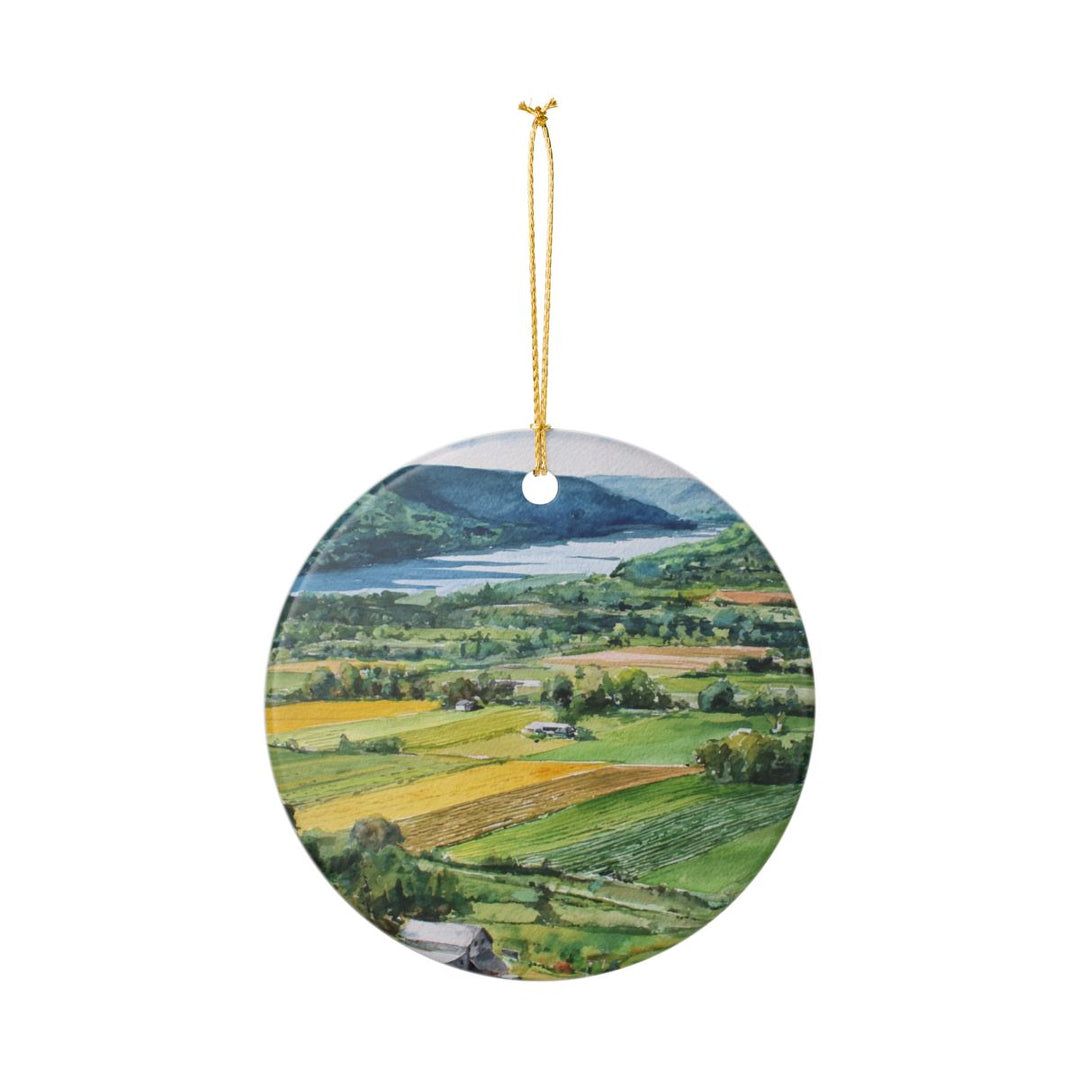 Finger Lakes NY Ornament: Unique Finger Lakes Souvenir, Finger Lakes New York Xmas Decor, and Authentic Finger Lakes Gift