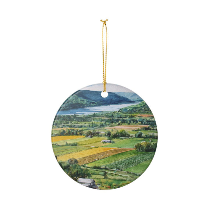 Finger Lakes NY Ornament: Unique Finger Lakes Souvenir, Finger Lakes New York Xmas Decor, and Authentic Finger Lakes Gift