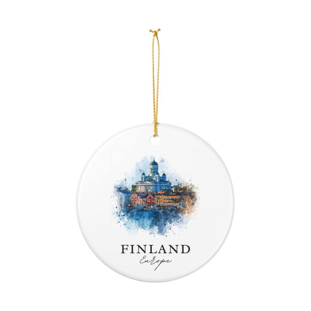 Finland Ornament: Unique Finland Souvenir, Finland Xmas Decor, and Authentic Finland Gift