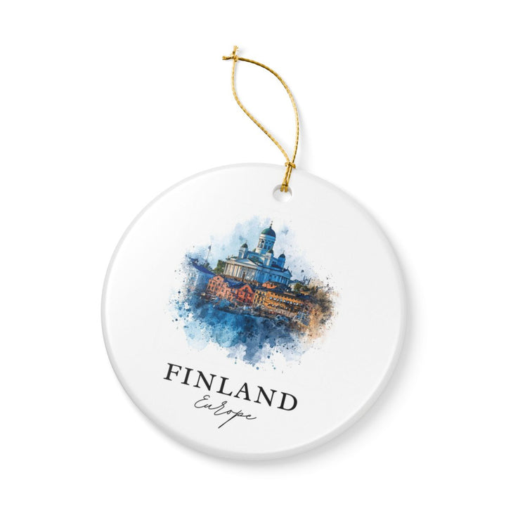 Finland Ornament: Unique Finland Souvenir, Finland Xmas Decor, and Authentic Finland Gift