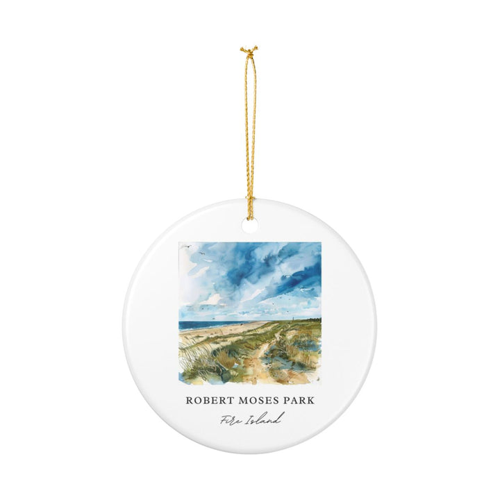 Fire Island USA Ornament | Christmas Travel Souvenir Gift
