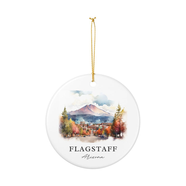 Flagstaff Arizona Ornament: Unique Flagstaff Souvenir, Flagstaff Arizona Xmas Decor, and Authentic Flagstaff Gift