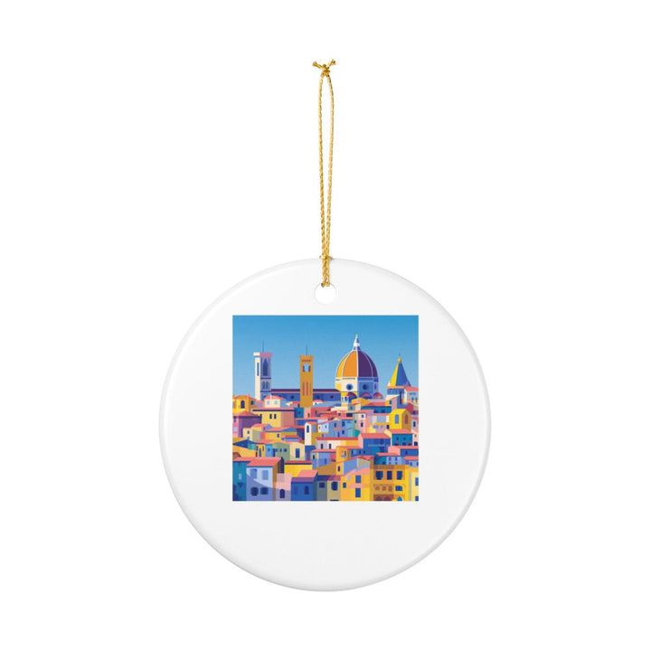 Florence Italy Ornament: Unique Florence Souvenir, Florence Italy Xmas Decor, and Authentic Florence Gift