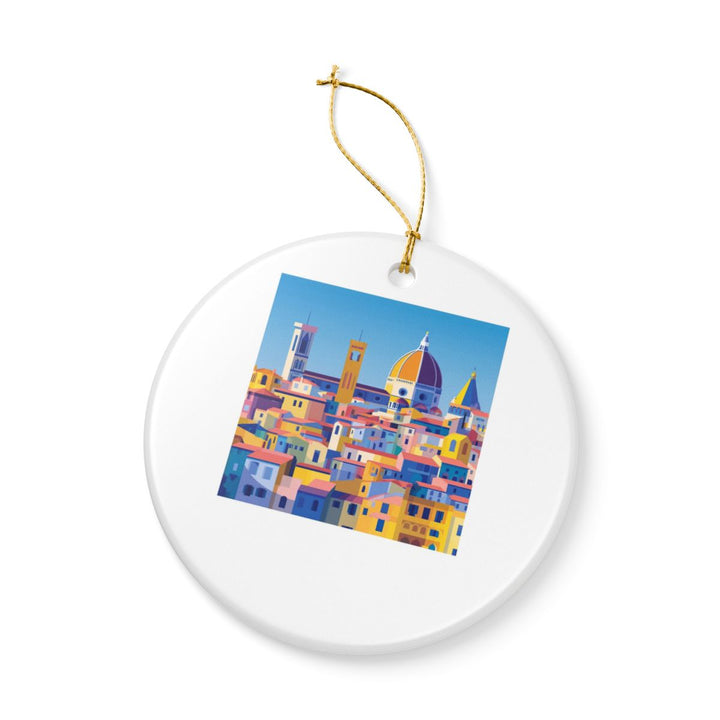 Florence Italy Ornament: Unique Florence Souvenir, Florence Italy Xmas Decor, and Authentic Florence Gift