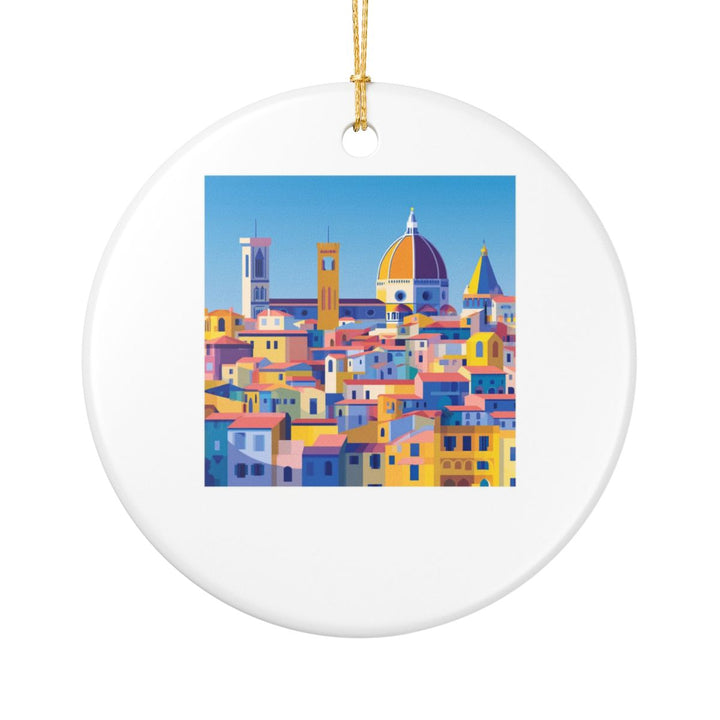 Florence Italy Ornament: Unique Florence Souvenir, Florence Italy Xmas Decor, and Authentic Florence Gift