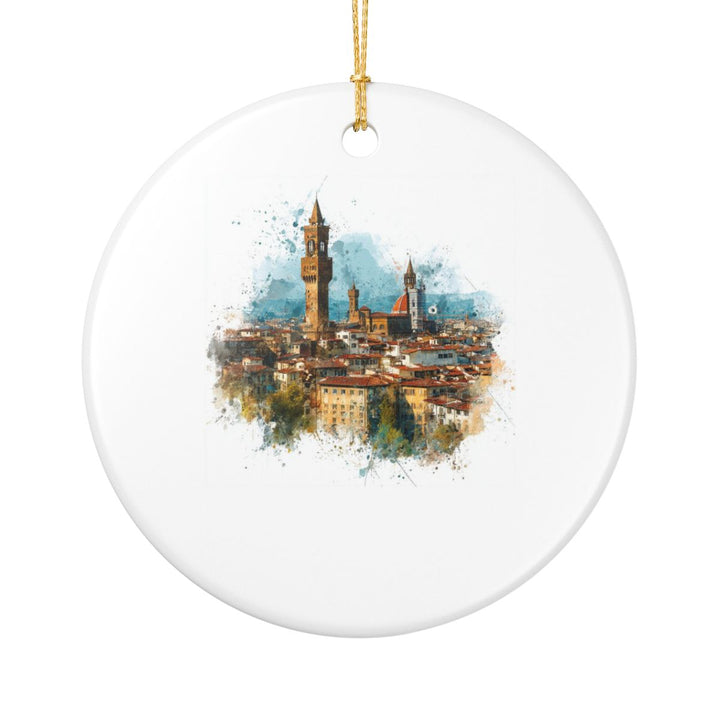 Florence Italy Ornament: Unique Florence Souvenir, Florence Italy Xmas Decor, and Authentic Florence Gift