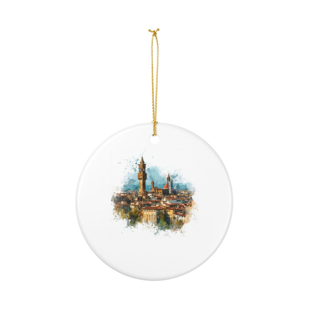 Florence Italy Ornament: Unique Florence Souvenir, Florence Italy Xmas Decor, and Authentic Florence Gift