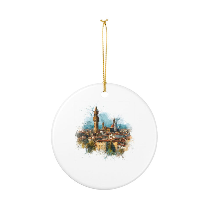 Florence Italy Ornament: Unique Florence Souvenir, Florence Italy Xmas Decor, and Authentic Florence Gift