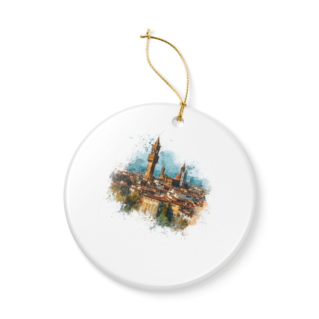 Florence Italy Ornament: Unique Florence Souvenir, Florence Italy Xmas Decor, and Authentic Florence Gift