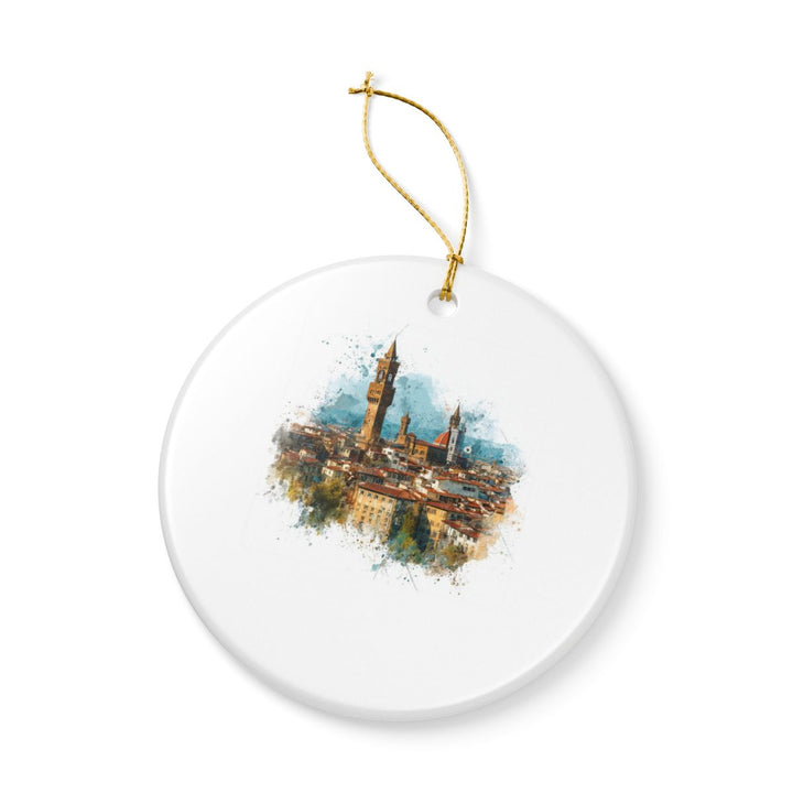Florence Italy Ornament: Unique Florence Souvenir, Florence Italy Xmas Decor, and Authentic Florence Gift