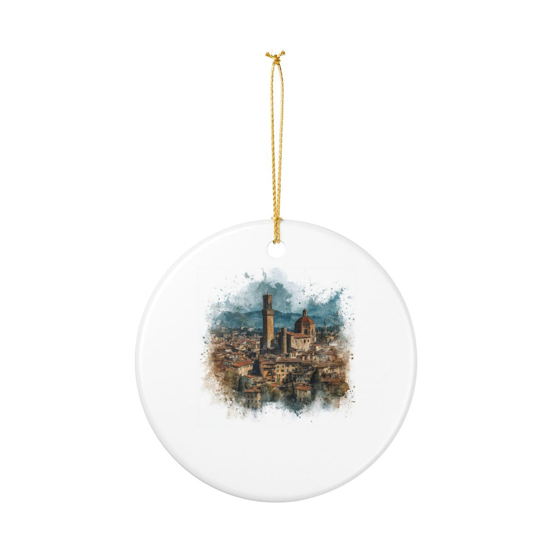 Florence Italy Ornament: Unique Florence Souvenir, Florence Italy Xmas Decor, and Authentic Florence Gift