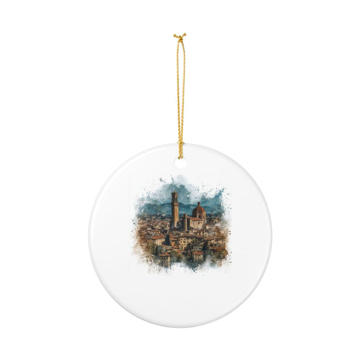 Florence Italy Ornament: Unique Florence Souvenir, Florence Italy Xmas Decor, and Authentic Florence Gift