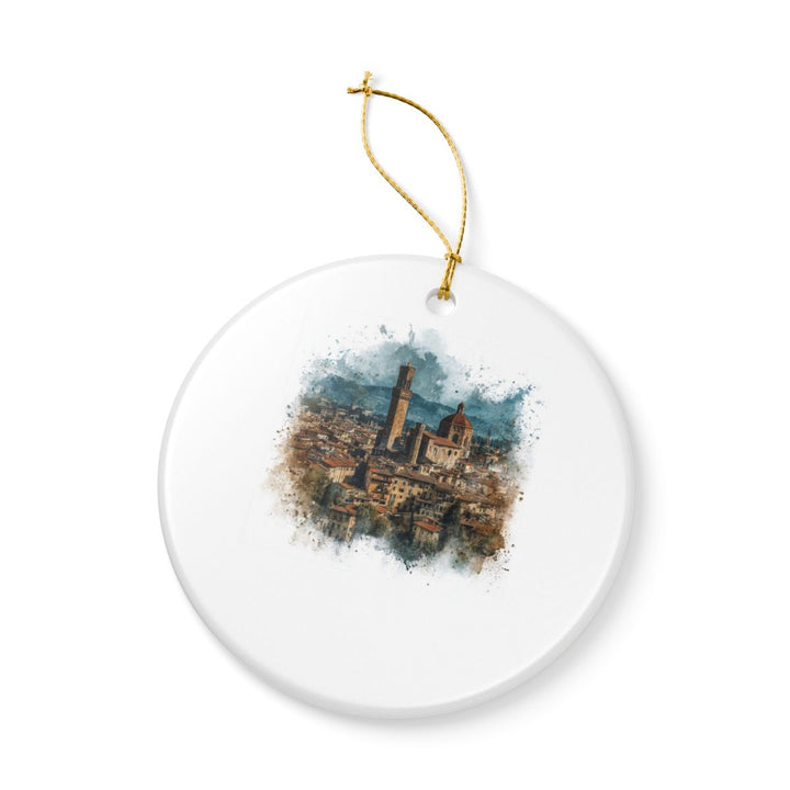 Florence Italy Ornament: Unique Florence Souvenir, Florence Italy Xmas Decor, and Authentic Florence Gift