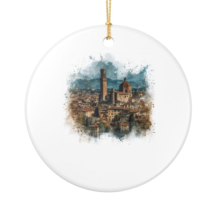 Florence Italy Ornament: Unique Florence Souvenir, Florence Italy Xmas Decor, and Authentic Florence Gift