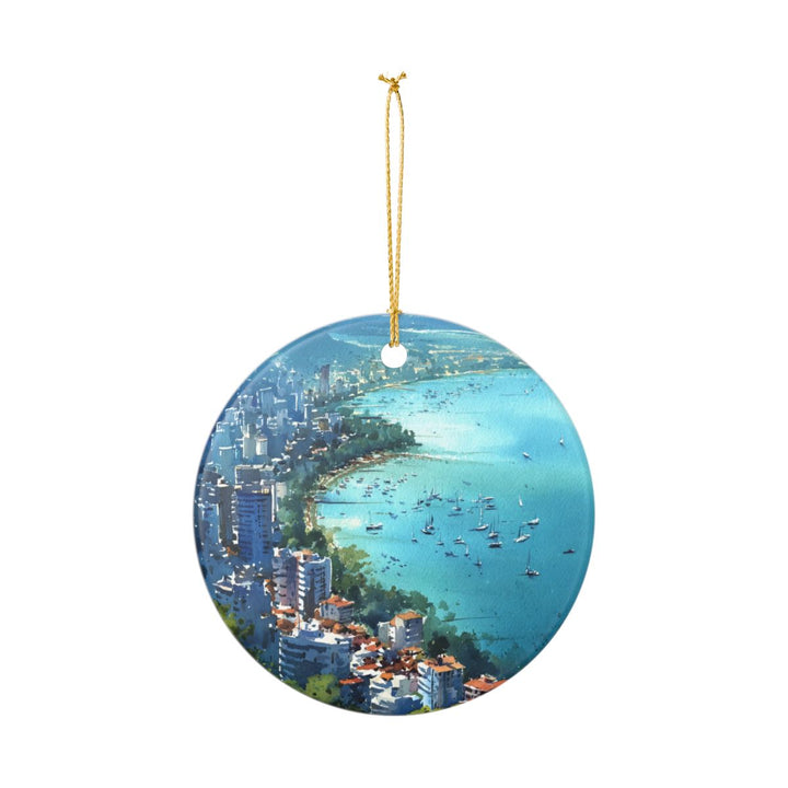Florianopolis Ornament: Unique Florianopolis Souvenir, Florianopolis Xmas Decor, and Authentic Florianopolis Gift