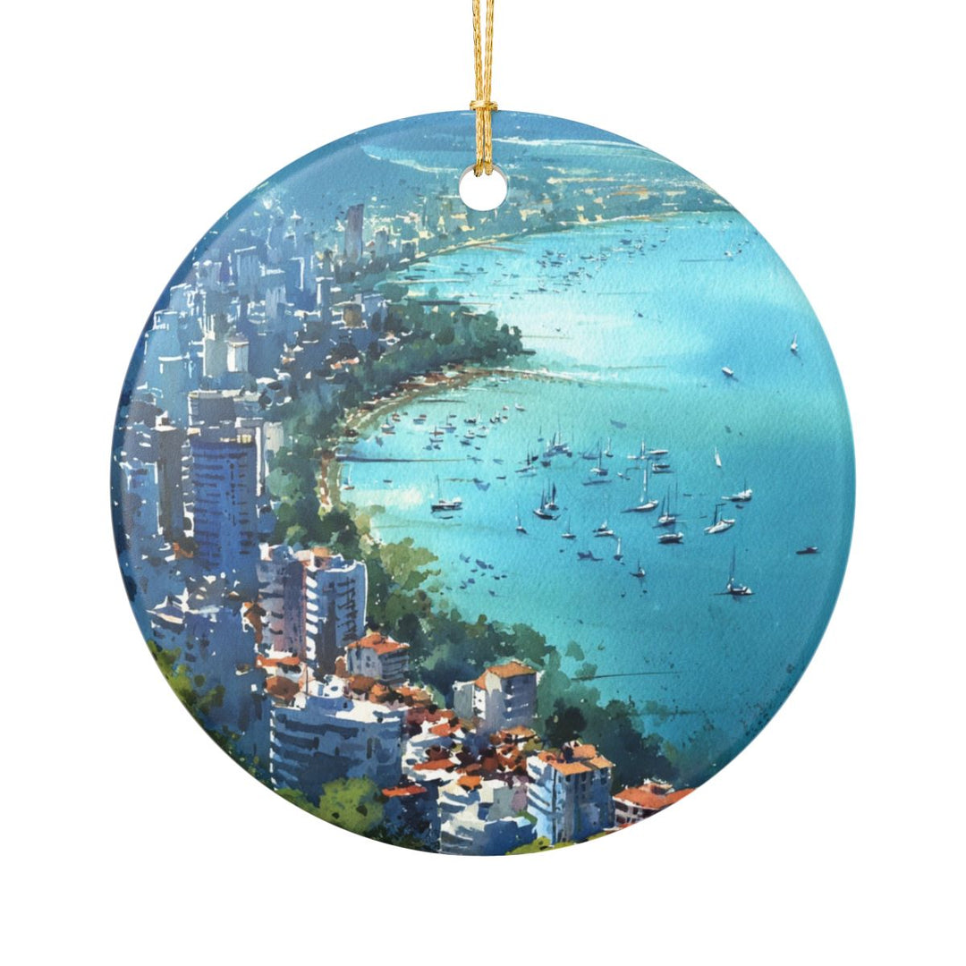 Florianopolis Ornament: Unique Florianopolis Souvenir, Florianopolis Xmas Decor, and Authentic Florianopolis Gift