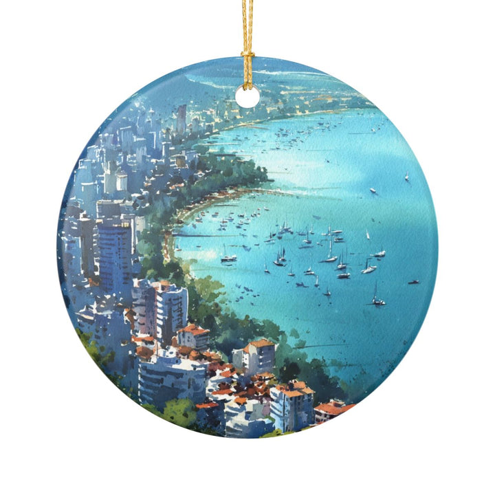 Florianopolis Ornament: Unique Florianopolis Souvenir, Florianopolis Xmas Decor, and Authentic Florianopolis Gift
