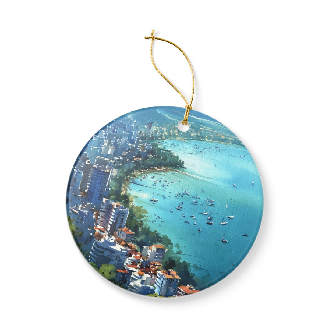 Florianopolis Ornament: Unique Florianopolis Souvenir, Florianopolis Xmas Decor, and Authentic Florianopolis Gift