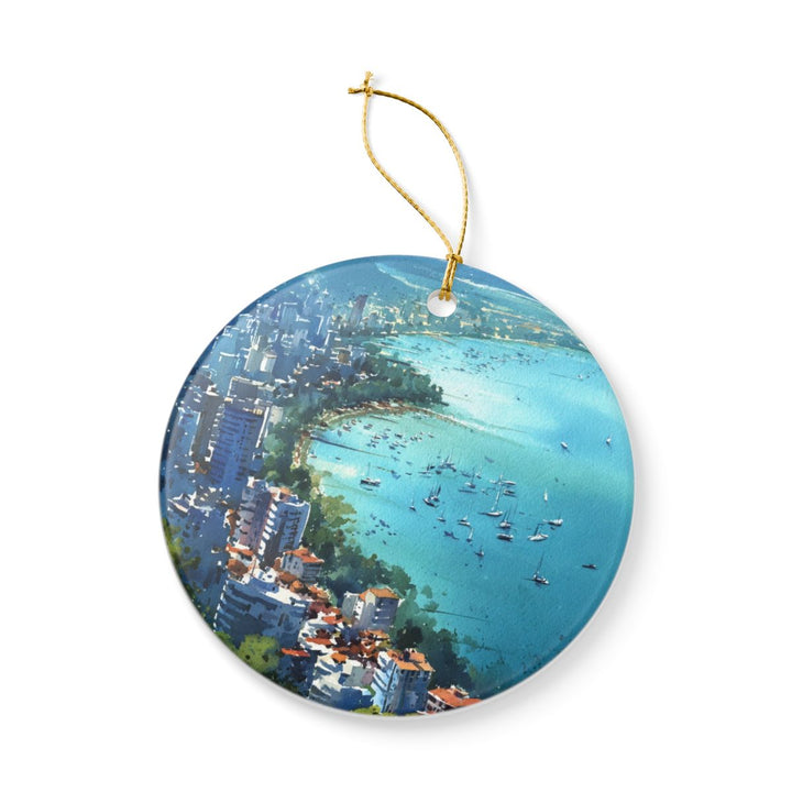 Florianopolis Ornament: Unique Florianopolis Souvenir, Florianopolis Xmas Decor, and Authentic Florianopolis Gift