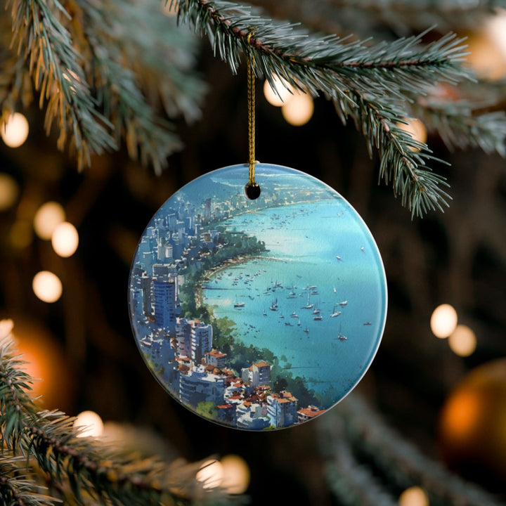 Florianopolis Ornament: Unique Florianopolis Souvenir, Florianopolis Xmas Decor, and Authentic Florianopolis Gift
