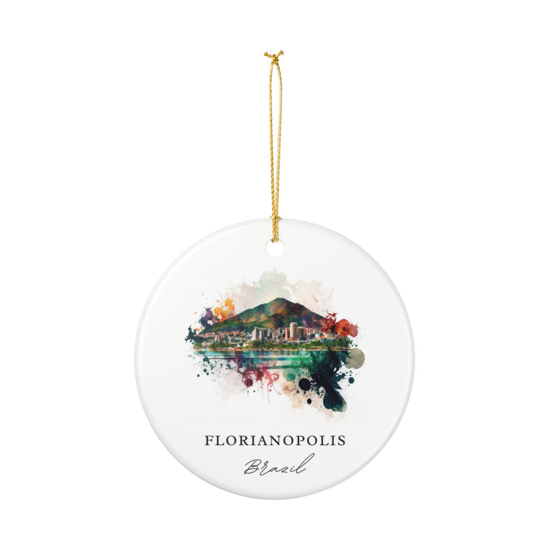 Florianopolis Ornament: Unique Florianopolis Souvenir, Florianopolis Xmas Decor, and Authentic Florianopolis Gift