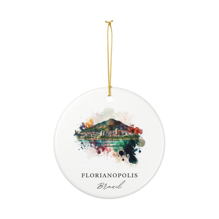 Florianopolis Ornament: Unique Florianopolis Souvenir, Florianopolis Xmas Decor, and Authentic Florianopolis Gift