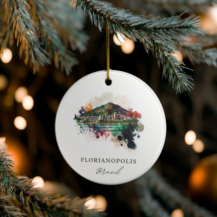 Florianopolis Ornament: Unique Florianopolis Souvenir, Florianopolis Xmas Decor, and Authentic Florianopolis Gift