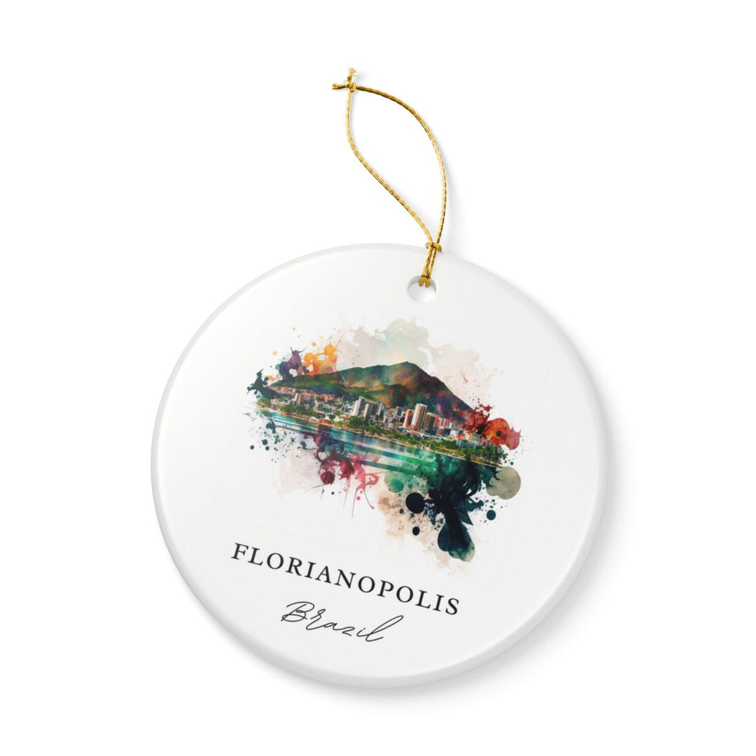 Florianopolis Ornament: Unique Florianopolis Souvenir, Florianopolis Xmas Decor, and Authentic Florianopolis Gift