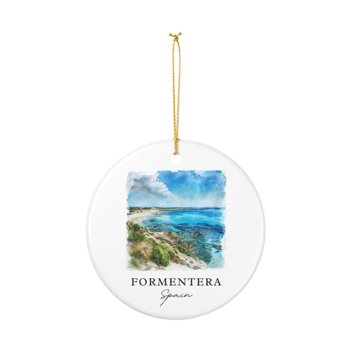 Formentera Ornament: Unique Formentera Souvenir, Formentera Xmas Decor, and Authentic Formentera Gift