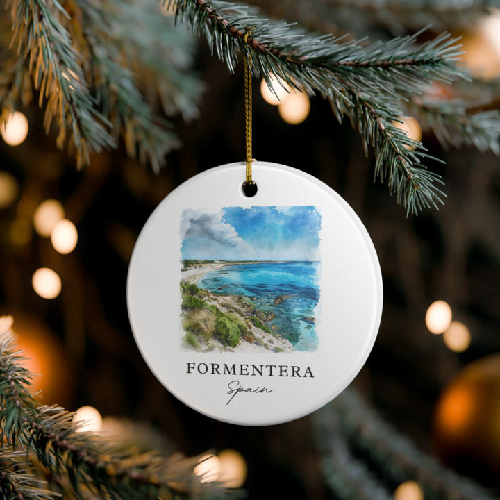 Formentera Ornament: Unique Formentera Souvenir, Formentera Xmas Decor, and Authentic Formentera Gift