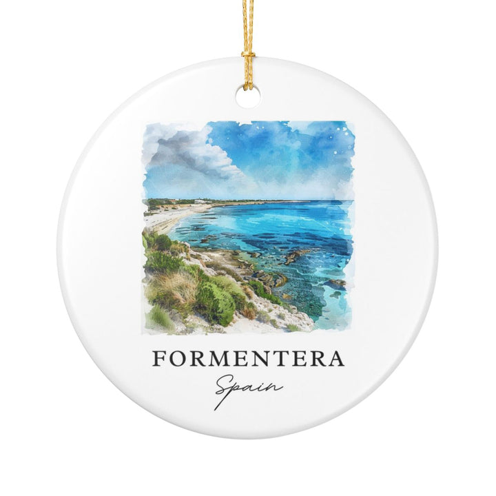 Formentera Ornament: Unique Formentera Souvenir, Formentera Xmas Decor, and Authentic Formentera Gift