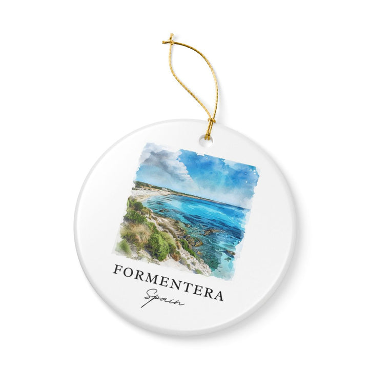 Formentera Ornament: Unique Formentera Souvenir, Formentera Xmas Decor, and Authentic Formentera Gift