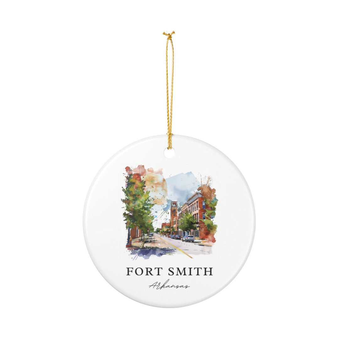Fort Smith Arkansas Ornament: Unique Fort Smith Arkansas Souvenir, Fort Smith Arkansas Xmas Decor, and Authentic Fort Smith Arkansas Gift