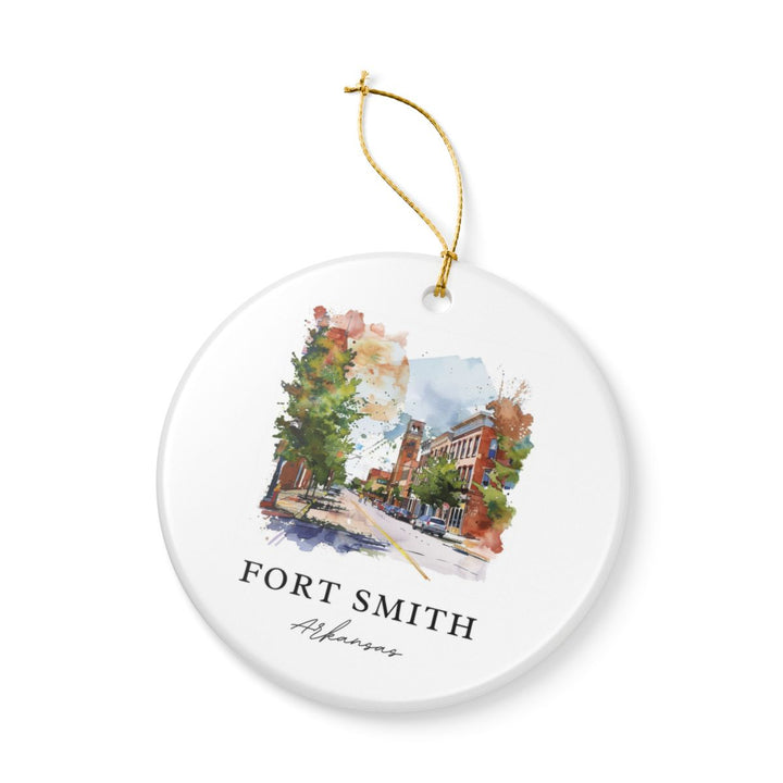 Fort Smith Arkansas Ornament: Unique Fort Smith Arkansas Souvenir, Fort Smith Arkansas Xmas Decor, and Authentic Fort Smith Arkansas Gift