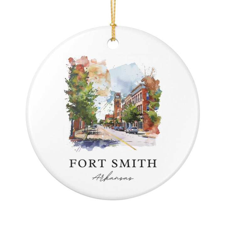 Fort Smith Arkansas Ornament: Unique Fort Smith Arkansas Souvenir, Fort Smith Arkansas Xmas Decor, and Authentic Fort Smith Arkansas Gift