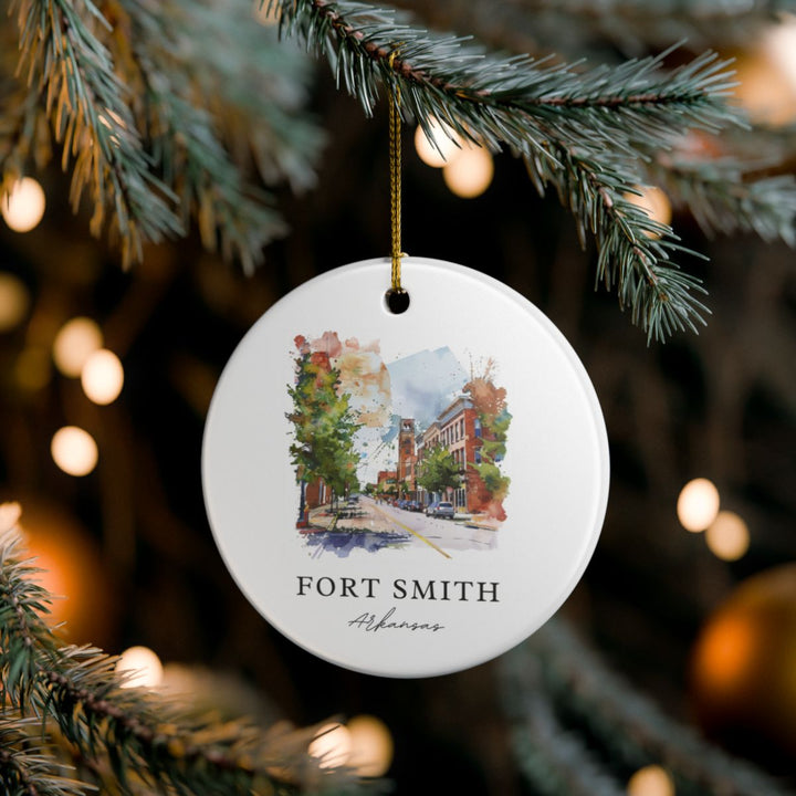Fort Smith Arkansas Ornament: Unique Fort Smith Arkansas Souvenir, Fort Smith Arkansas Xmas Decor, and Authentic Fort Smith Arkansas Gift