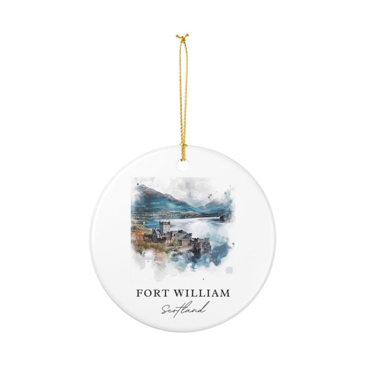 Fort William Scotland Ornament: Unique Fort William Souvenir, Fort William Scotland Xmas Decor, and Authentic Fort William Gift