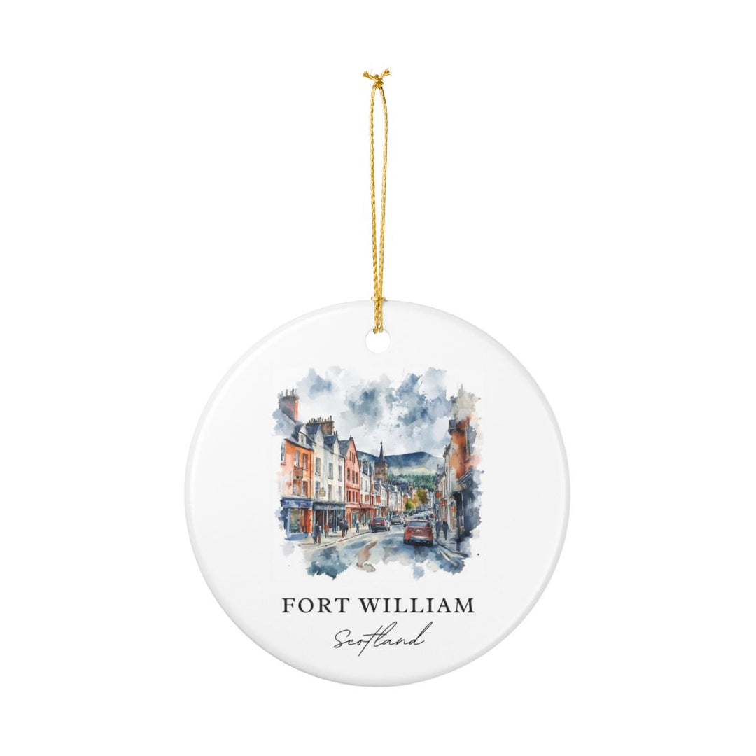 Fort William Scotland Ornament: Unique Fort William Souvenir, Fort William Scotland Xmas Decor, and Authentic Fort William Gift