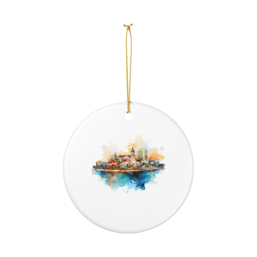 Fortaleza Brazil Ornament: Unique Fortaleza Brazil Souvenir, Fortaleza Brazil Xmas Decor, and Authentic Fortaleza Brazil Gift