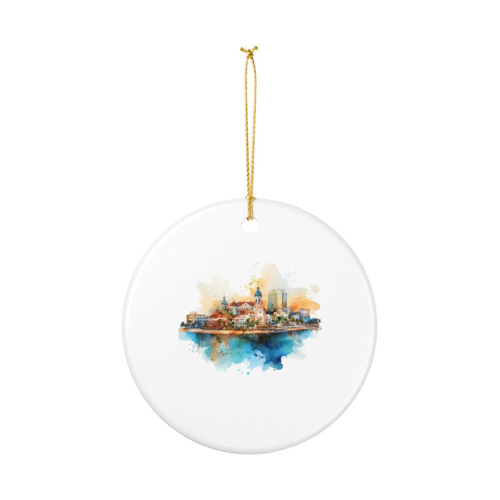 Fortaleza Brazil Ornament: Unique Fortaleza Brazil Souvenir, Fortaleza Brazil Xmas Decor, and Authentic Fortaleza Brazil Gift