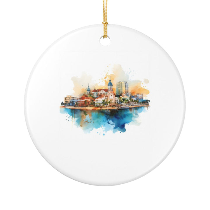 Fortaleza Brazil Ornament: Unique Fortaleza Brazil Souvenir, Fortaleza Brazil Xmas Decor, and Authentic Fortaleza Brazil Gift