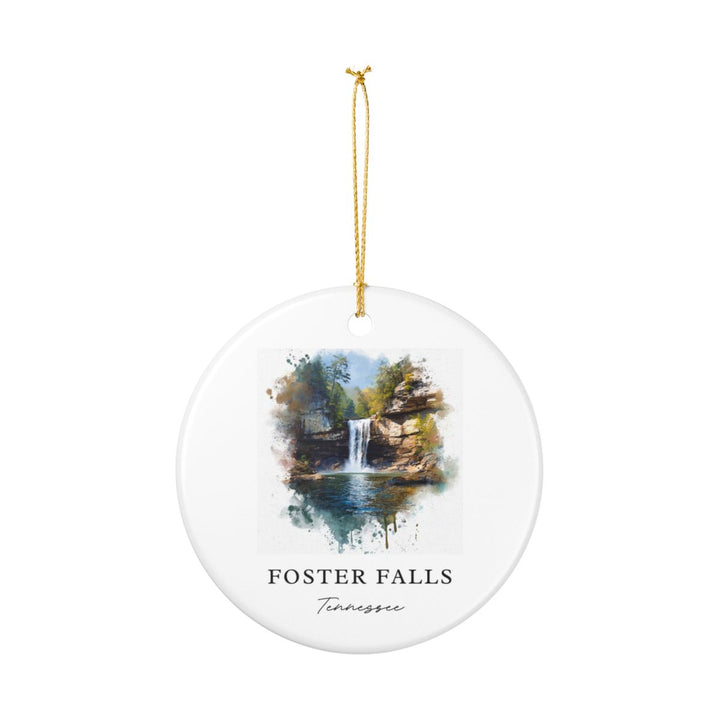 Foster Falls Tennessee USA Ornament: Unique Foster Falls Souvenir, Foster Falls Tennessee Xmas Decor, and Authentic Foster Falls Gift