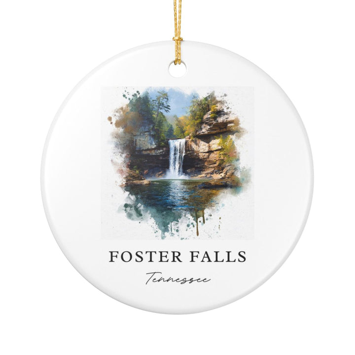 Foster Falls Tennessee USA Ornament: Unique Foster Falls Souvenir, Foster Falls Tennessee Xmas Decor, and Authentic Foster Falls Gift