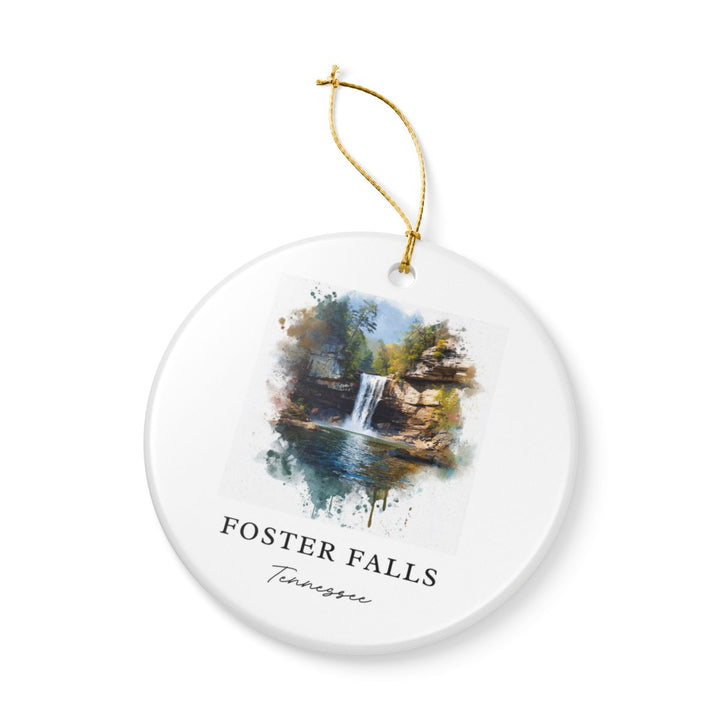 Foster Falls Tennessee USA Ornament: Unique Foster Falls Souvenir, Foster Falls Tennessee Xmas Decor, and Authentic Foster Falls Gift