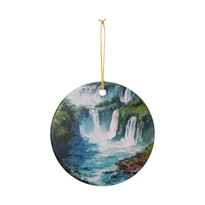 Foz Do Iguaçu Brazil Ornament: Unique Foz Do Iguaçu Souvenir, Foz Do Iguaçu Brazil Xmas Decor, and Authentic Foz Do Iguaçu Gift