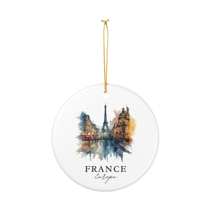 France Ornament: Unique France Souvenir, France Xmas Decor, and Authentic France Gift
