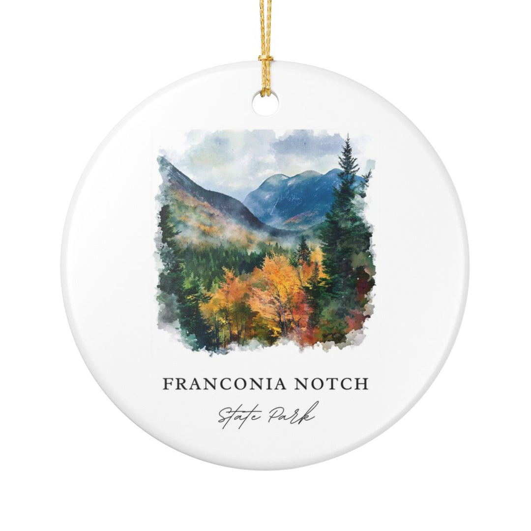 Franconia Notch State Park Ornament: Unique Franconia Notch State Park Souvenir, Franconia Notch State Park Xmas Decor, and Authentic Franconia Notch State Park Gift