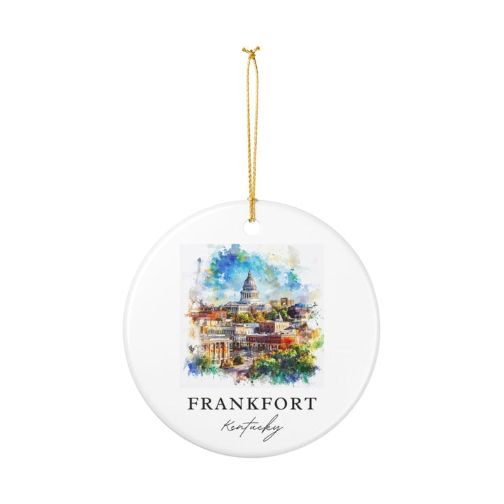 Frankfort Kentucky Ornament: Unique Frankfort Kentucky Souvenir, Frankfort Kentucky Xmas Decor, and Authentic Frankfort Kentucky Gift